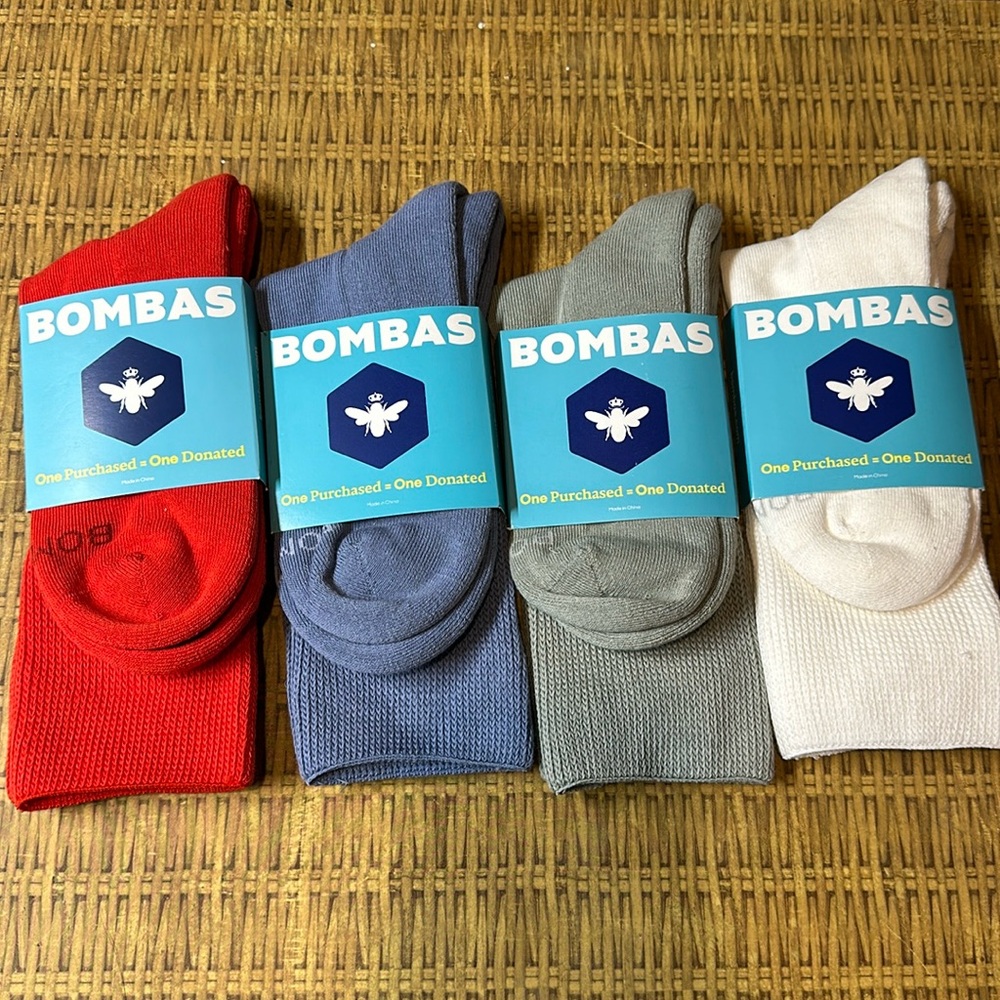 NWT Bombas Socks Bundle (4 pack)